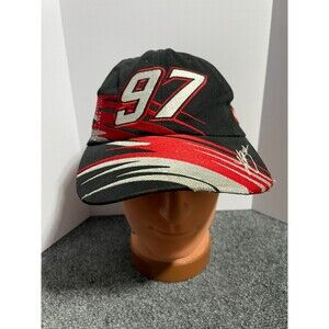Vintage Kurt Busch #97 Rubbermaid ROUSH Racing NASCAR Hat Team Caliber Adj.